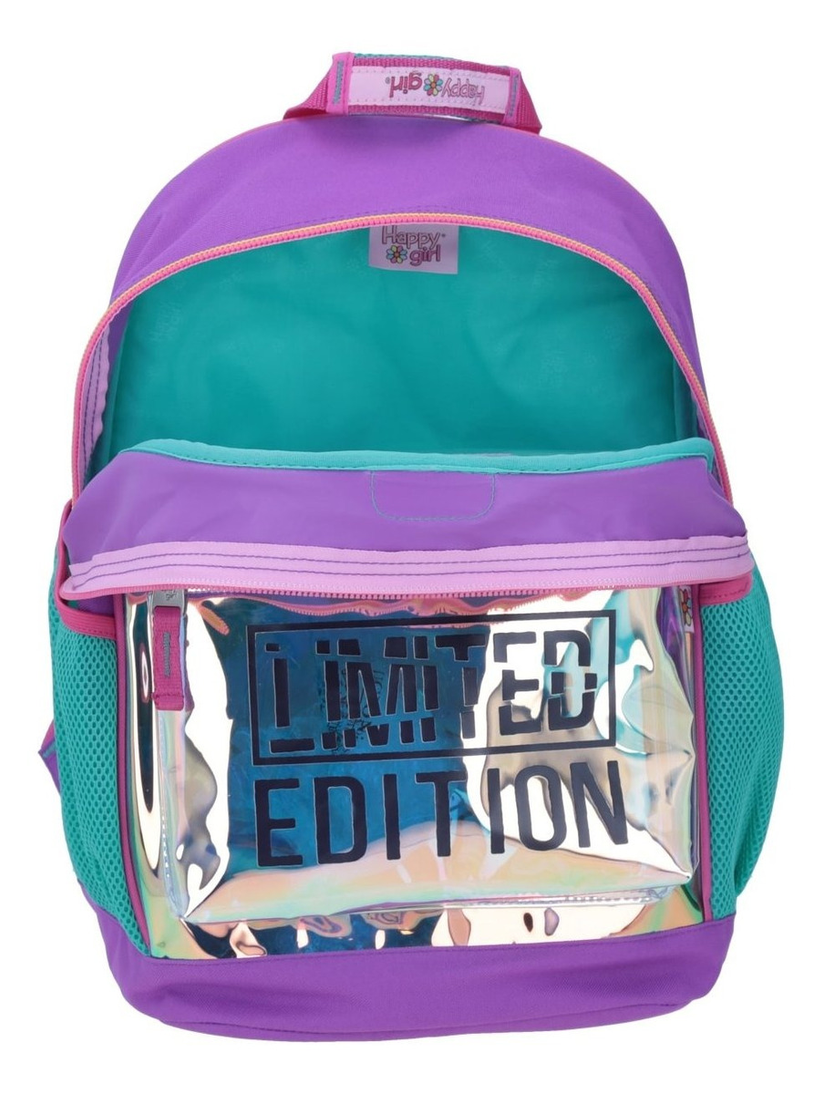 Mochila Chenson Escolar Happy Girl Hg64455-p - vista 2