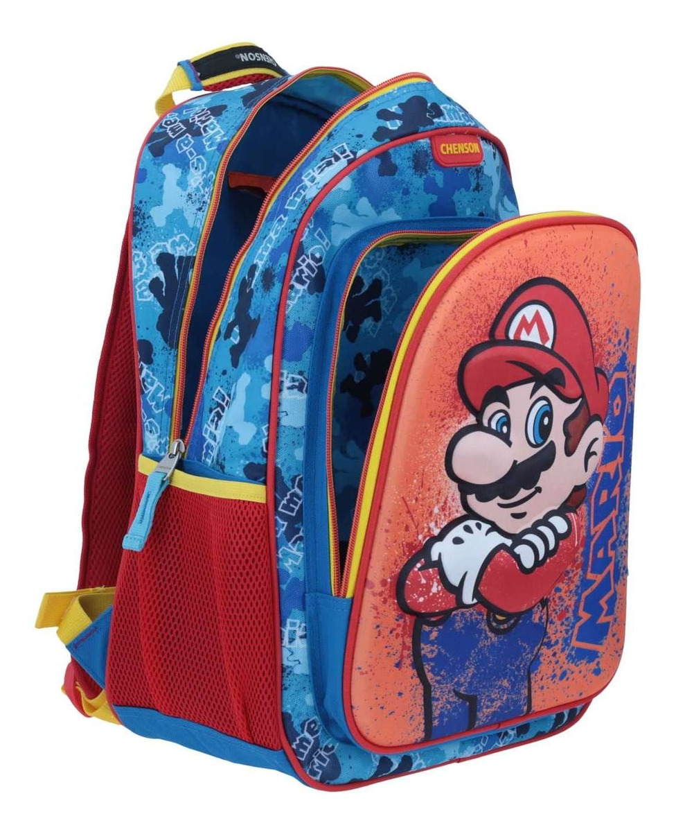 Mochila Chenson Escolar Mario Bros Mb64600-9 - vista 2
