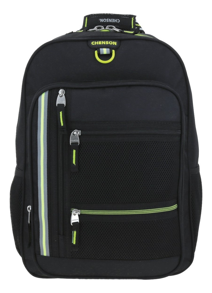 Mochila Chenson Escolar Negra Ch66490-3