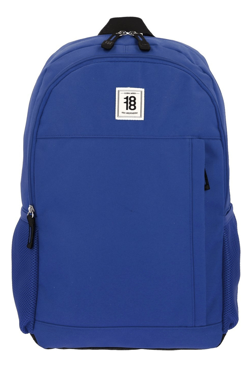 Mochila Chenson Grande Juvenil 1818 Wynn 1865947 Color Violeta Oscuro Diseño De La Tela Liso