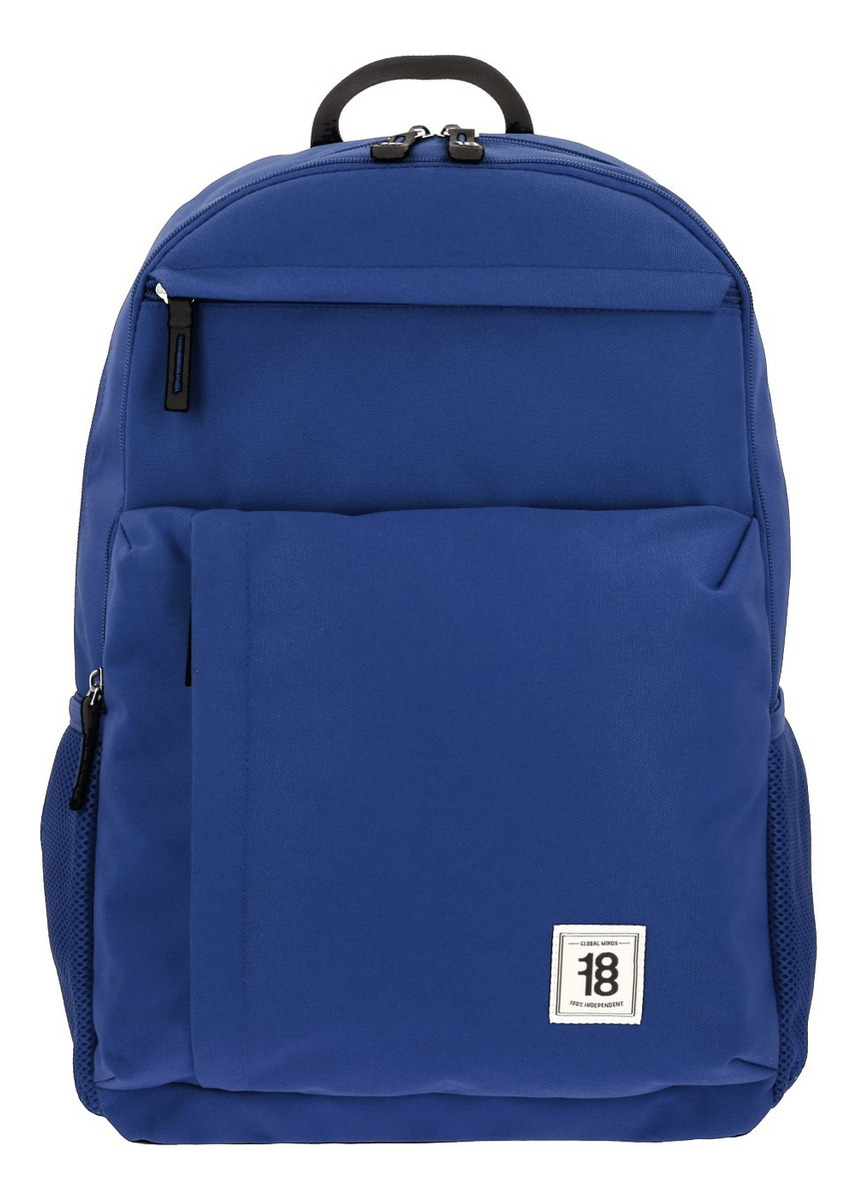 Mochila Chenson Juvenil 1818 Escolar Wynn 1865952 Color Violeta Oscuro Diseño De La Tela Liso