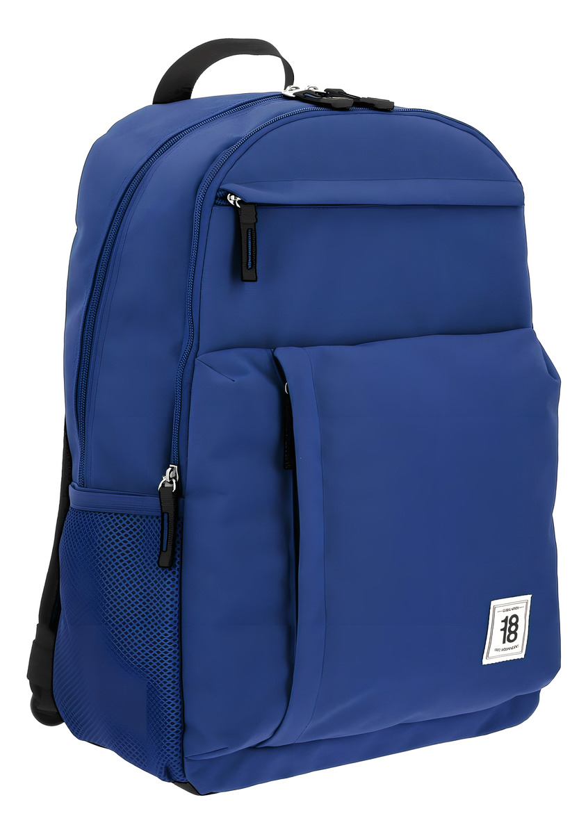 Mochila Chenson Juvenil 1818 Escolar Wynn 1865952 Color Violeta Oscuro Diseño De La Tela Liso 4