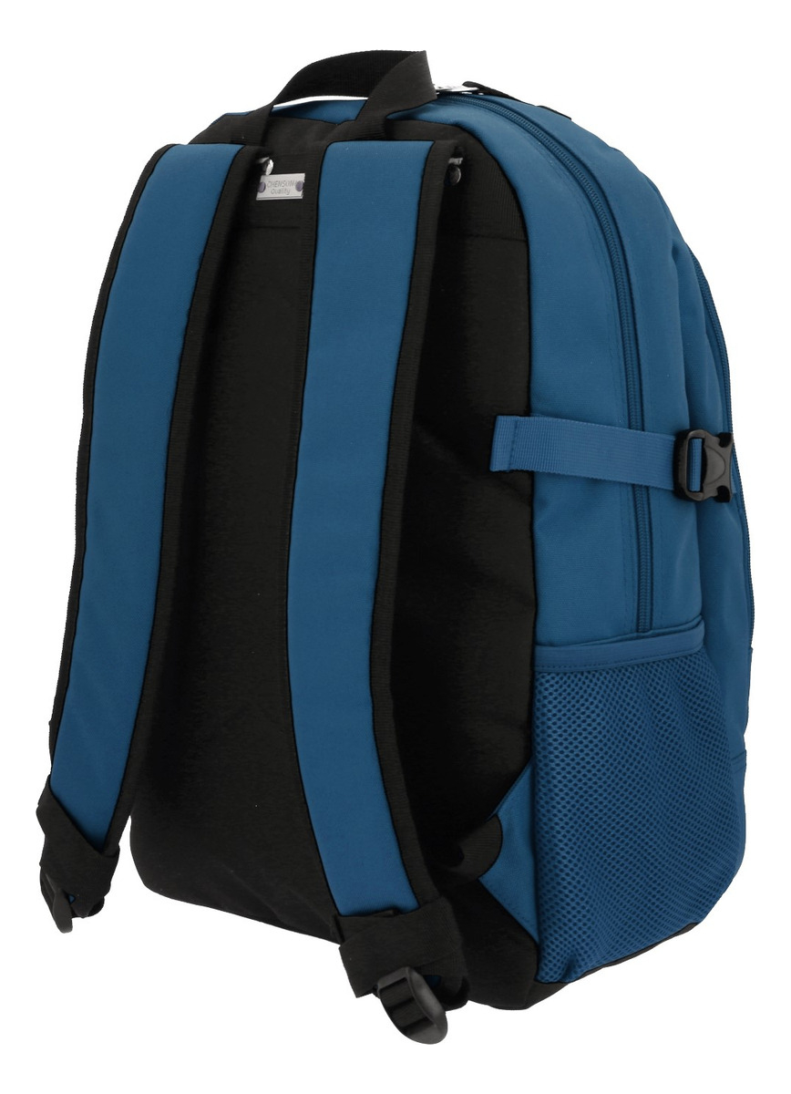 Mochila Chenson Juvenil Porta Laptop 1865948 Color Azul Marino Diseño De La Tela Liso 3