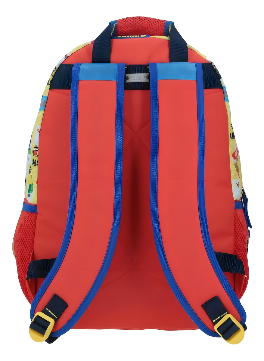 Mochila Chenson Mario & Luigi Maker Amarilla Kirat Amarillo Diseño De La Tela 3d 3