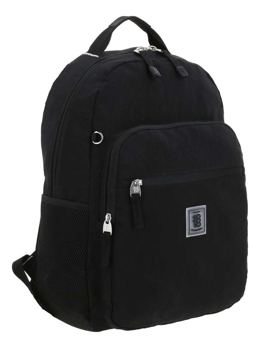 Mochila Chenson Modelo Zilp 1818 Escolar Juvenil Color Negro 1866543-3 3