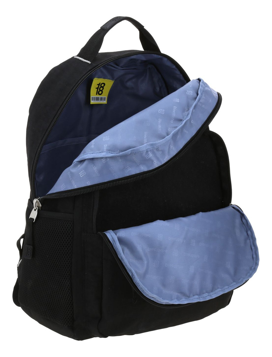 Mochila Chenson Modelo Zilp 1818 Escolar Juvenil Color Negro 1866543-3 4