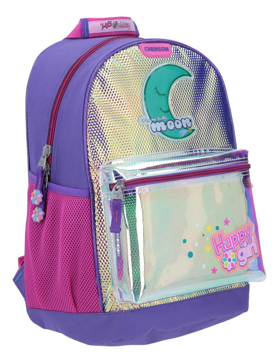 Mochila Chenson Para Niña Happy Girl Escolar Primaria Hg64554-i 4
