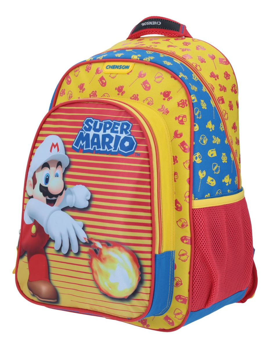 Mochila Chenson Para Niño Mario Bros Escolar Primaria Mb64478-l 2