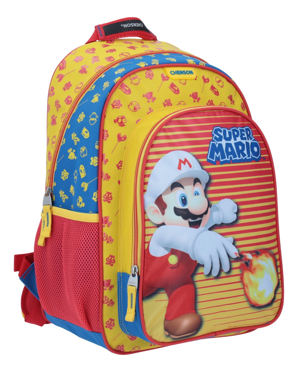 Mochila Chenson Para Niño Mario Bros Escolar Primaria Mb64478-l 4