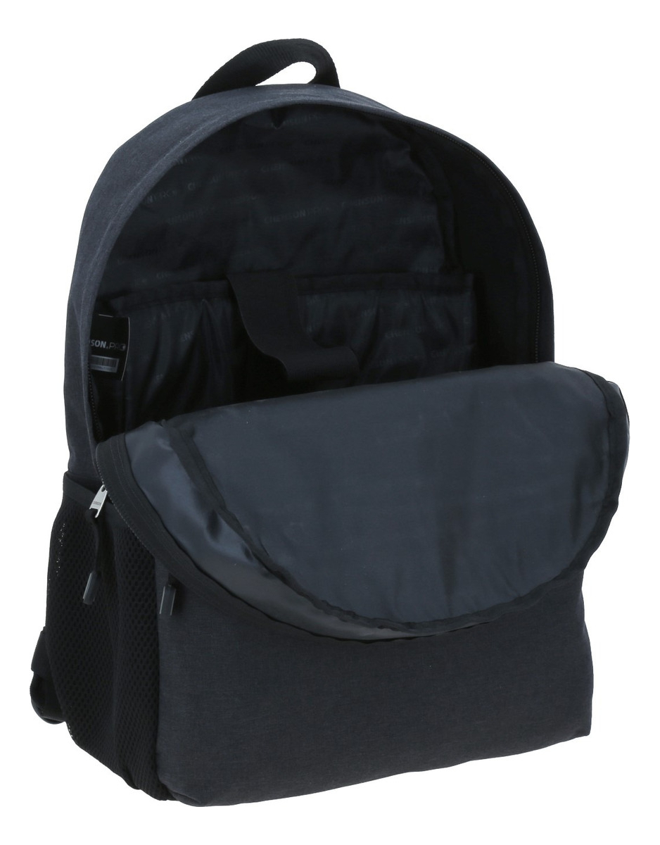 Mochila Chenson Profesional Con Porta Laptop 15» Cp65942-3 Color Negro Diseño De La Tela Liso 5
