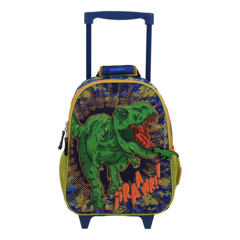 Mochila Chenson Ruedas Escolar Llantas Kinder T-rex Korav