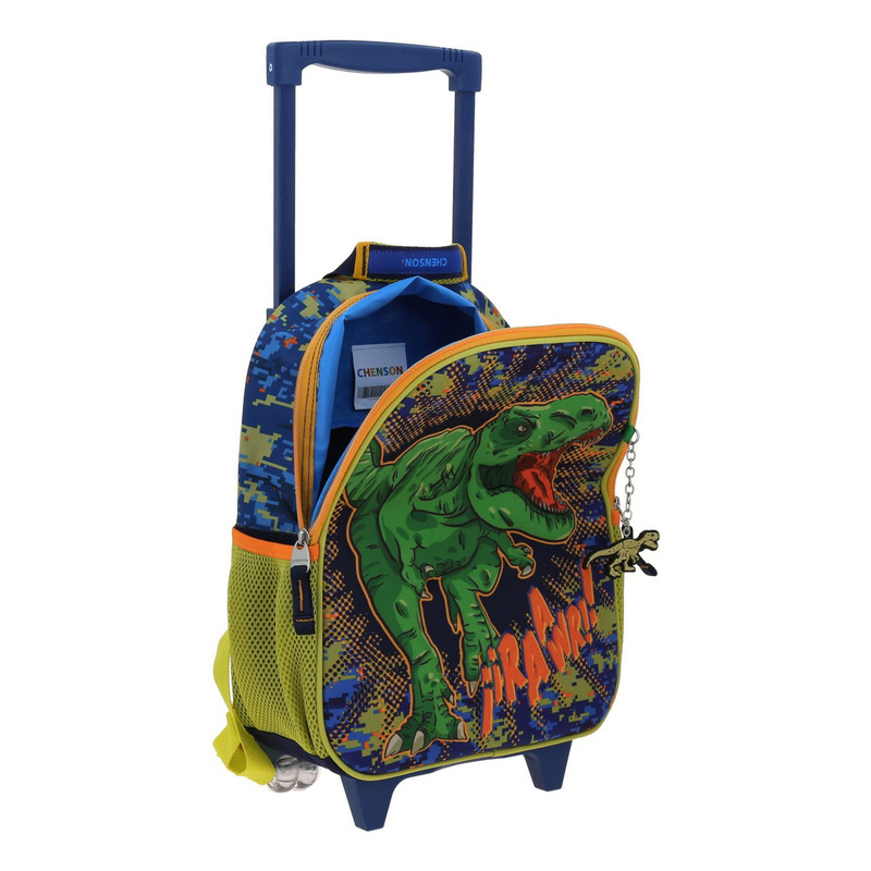 Mochila Chenson Ruedas Escolar Llantas Kinder T-rex Korav 2