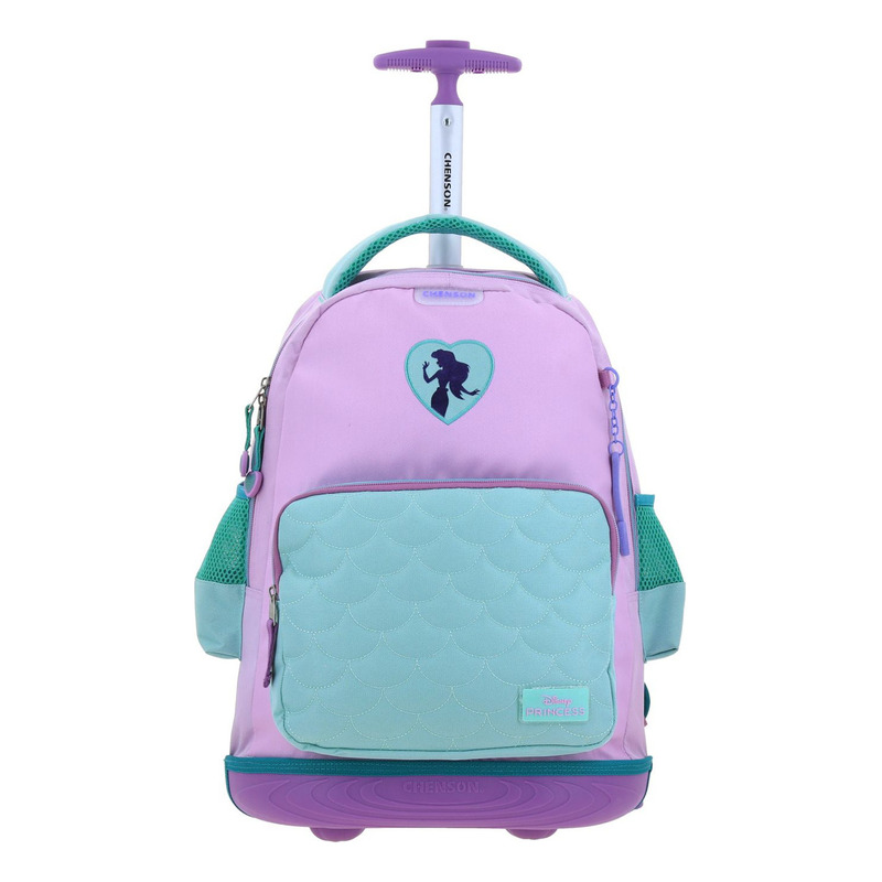 Mochila Chenson Ruedas Princesas Ariel Primaria Luriel