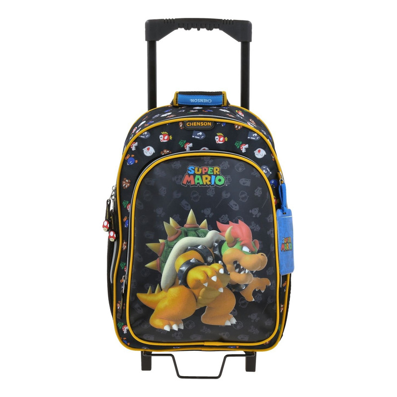 Mochila Chenson Ruedas Super Mario Woat Niño Bowser Mb707153