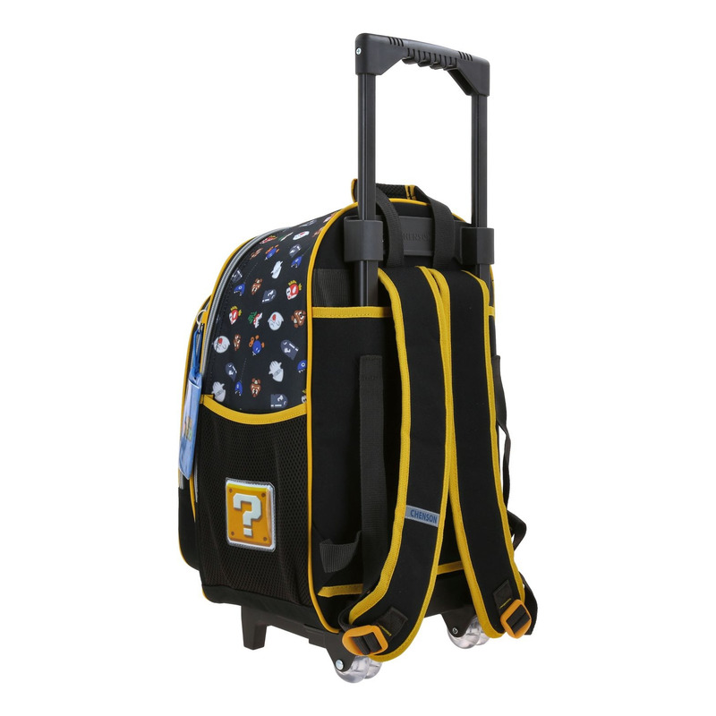 Mochila Chenson Ruedas Super Mario Woat Niño Bowser Mb707153 2