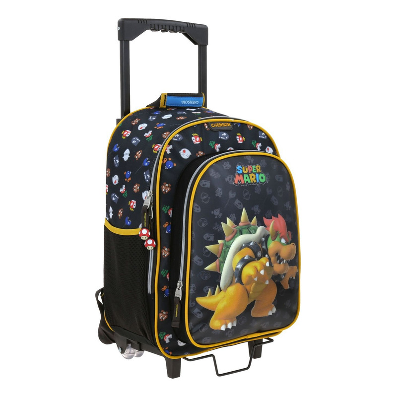 Mochila Chenson Ruedas Super Mario Woat Niño Bowser Mb707153 3