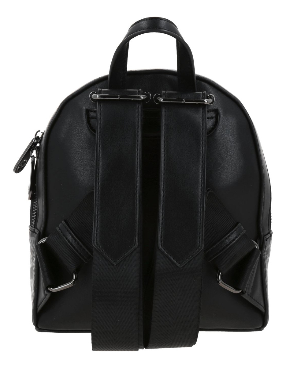 Mochila Chica Barbie Gorett Backpack Patricya Color Negro Diseño De La Tela Liso 2