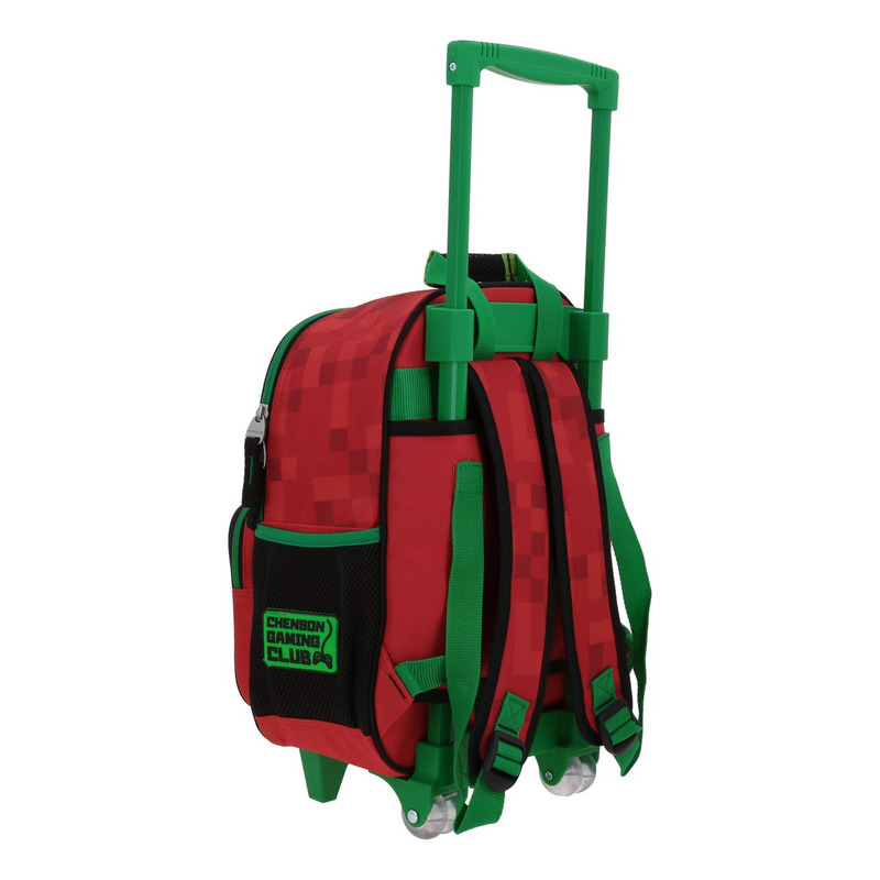 Mochila Chica Chenson Con Ruedas Kinder Gamer Galaga 3