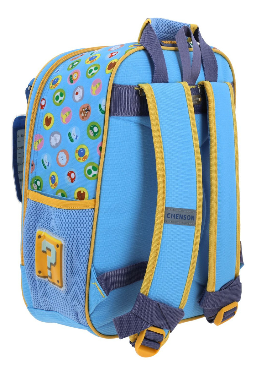 Mochila Chica Chenson Escolar Kinder Mario Bros Param 3