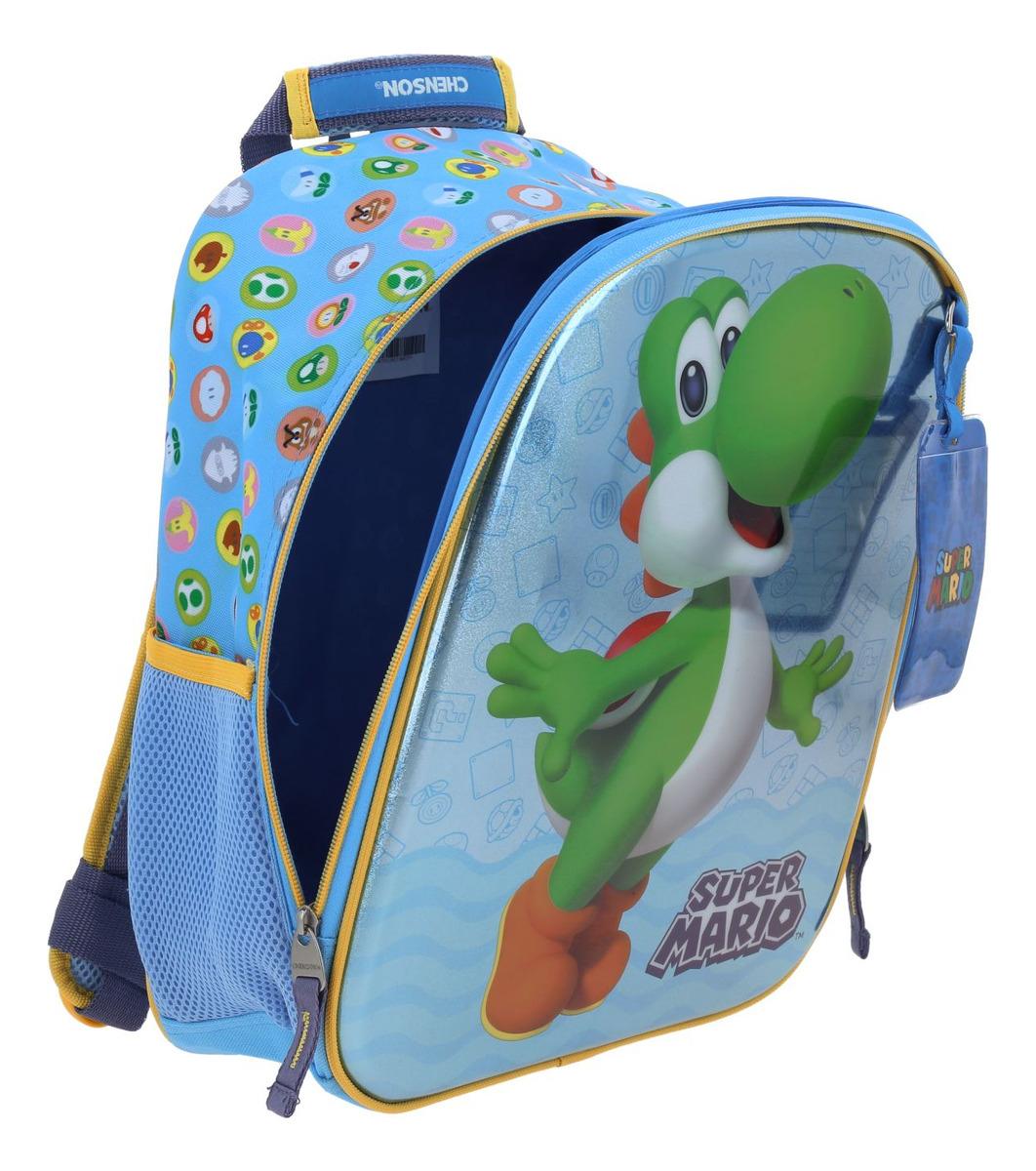 Mochila Chica Chenson Escolar Kinder Mario Bros Param 4