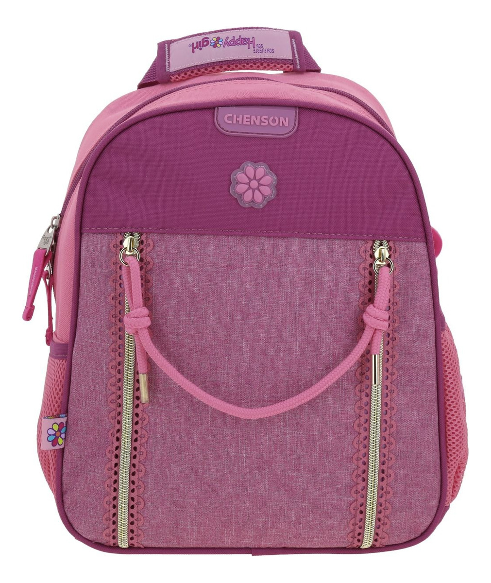 Mochila Chica Chenson Hg Happy Girl Tarlait Hg70655-p Color Rosa