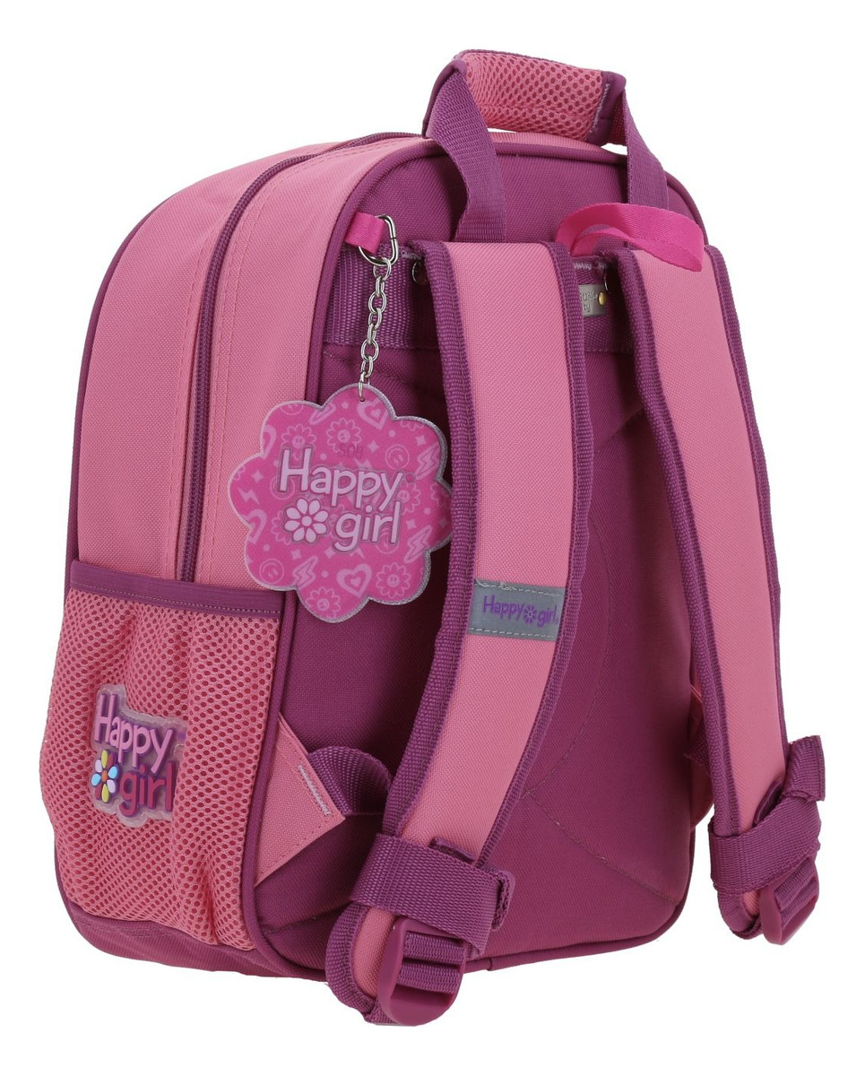 Mochila Chica Chenson Hg Happy Girl Tarlait Hg70655-p Color Rosa 3