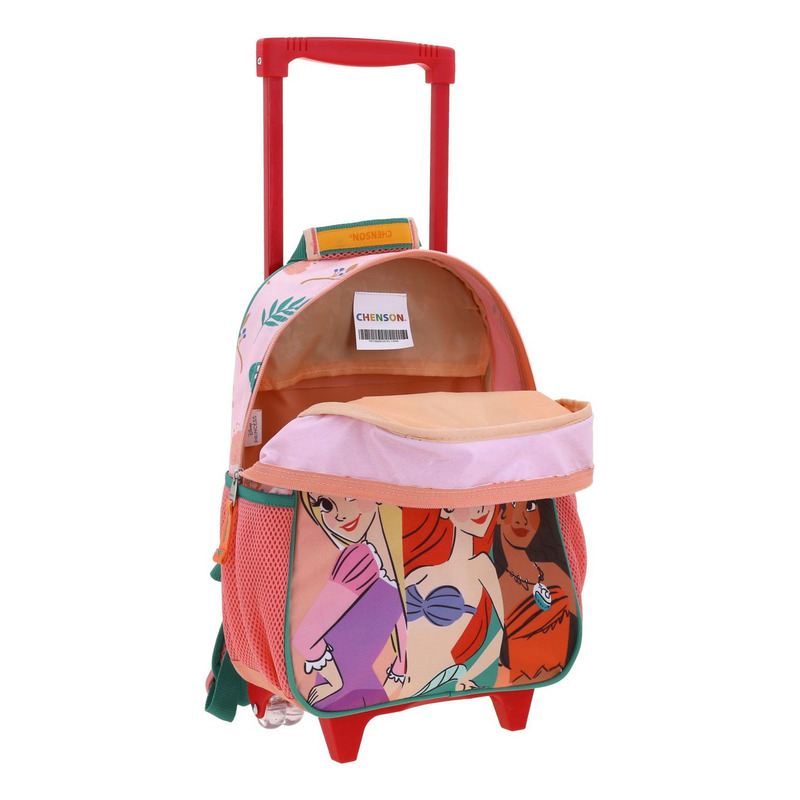 Mochila Chica Chenson Ruedas Princesas Pr70689-o Triunv - vista 2