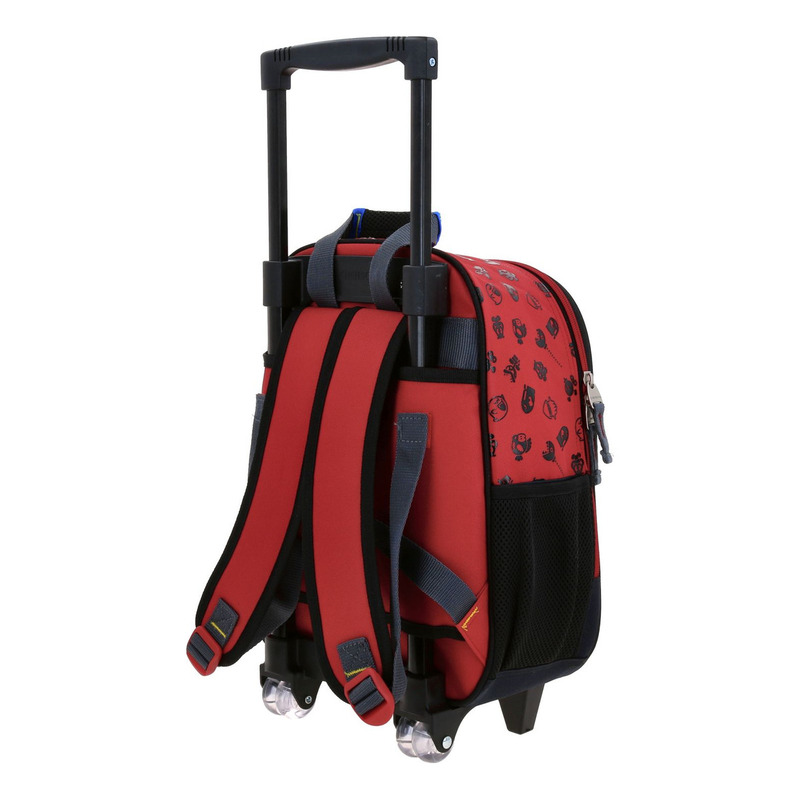 Mochila Chica Con Ruedas Chenson Mario Bros Bowie 5