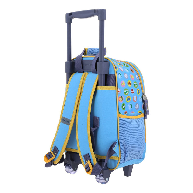 Mochila Chica Kinder Con Ruedas Chenson Mario Bros Param 4