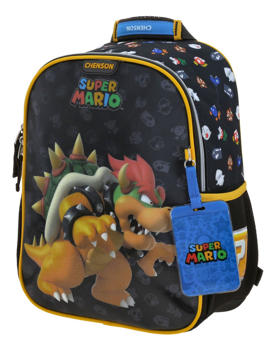 Mochila Chica Preescolar Kinder Chenson Bowser Mario Bros Woat Mb70716-3 2
