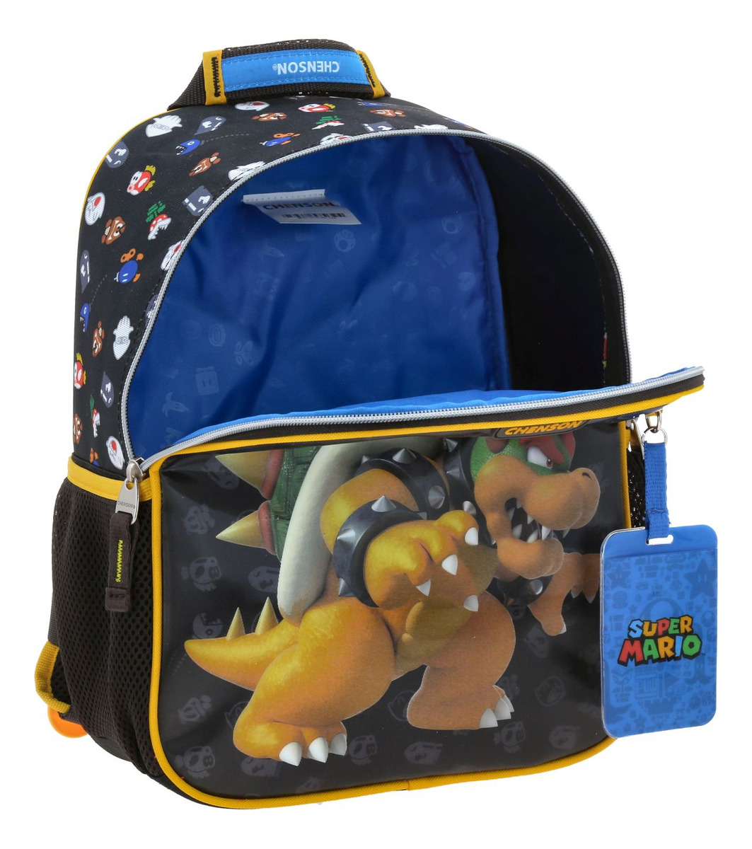 Mochila Chica Preescolar Kinder Chenson Bowser Mario Bros Woat Mb70716-3 - vista 2