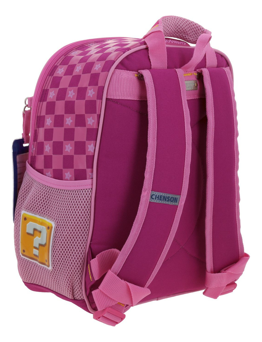 Mochila Chica Princesa Peach Chenson Escolar Kinder Barb 2