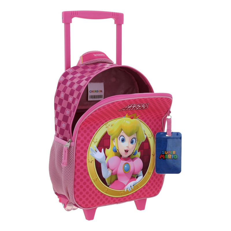 Mochila Chica Ruedas Chenson Mario Bros Peach Barb 5
