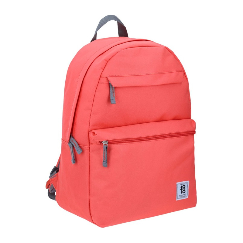 Mochila Colors 1818 Juvenil Unisex Grande Naranja Salmón 2