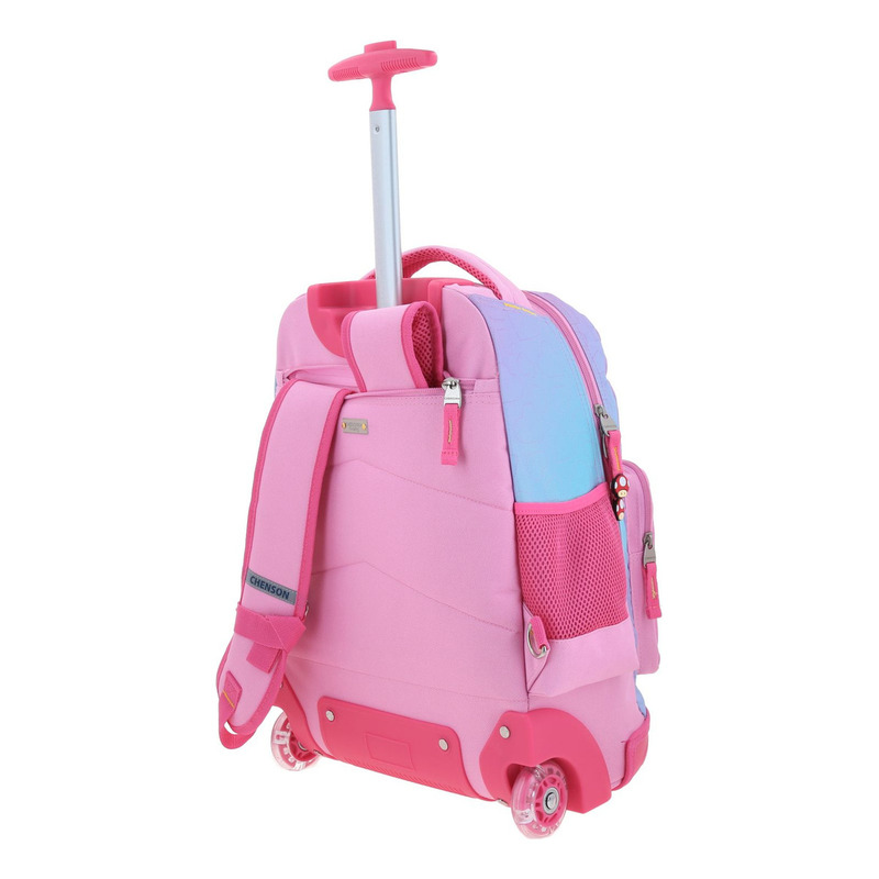 Mochila Con Ruedas Chenson Mario Bros Peach Kiut 3