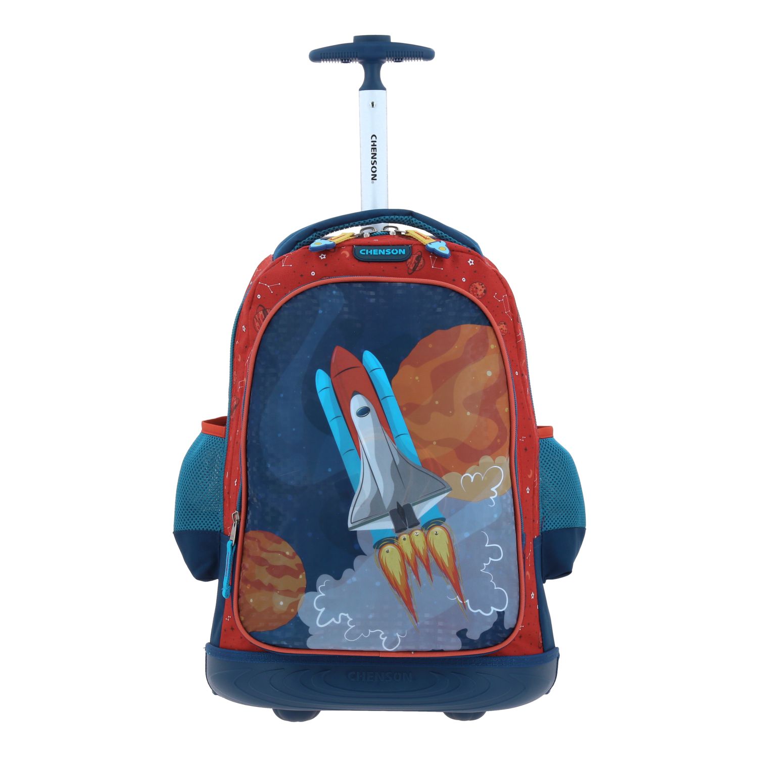 Mochila con Ruedas Chenson Original Magenta para Primaria con llantitas