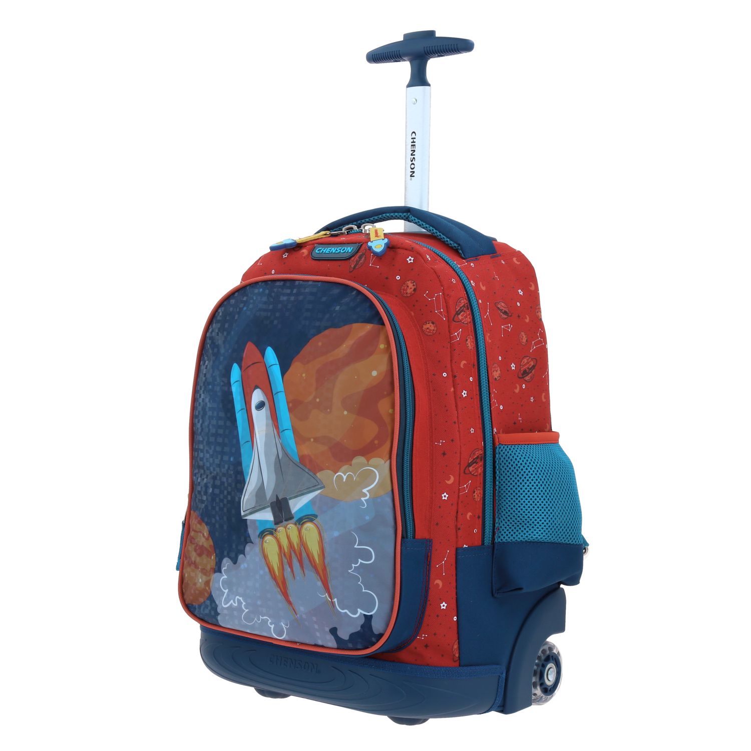 Mochila con Ruedas Chenson Original Magenta para Primaria con llantitas 2
