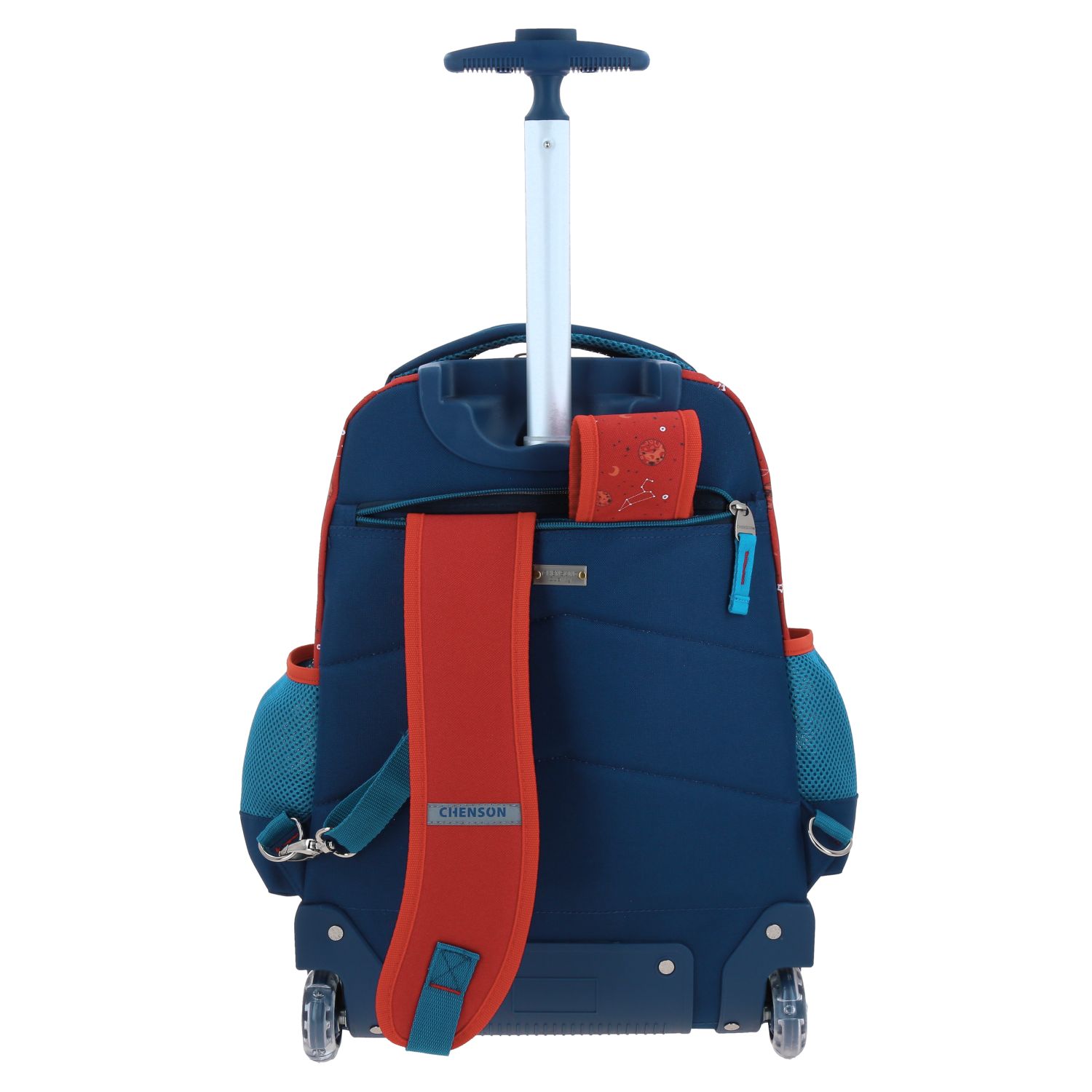 Mochila con Ruedas Chenson Original Magenta para Primaria con llantitas 4