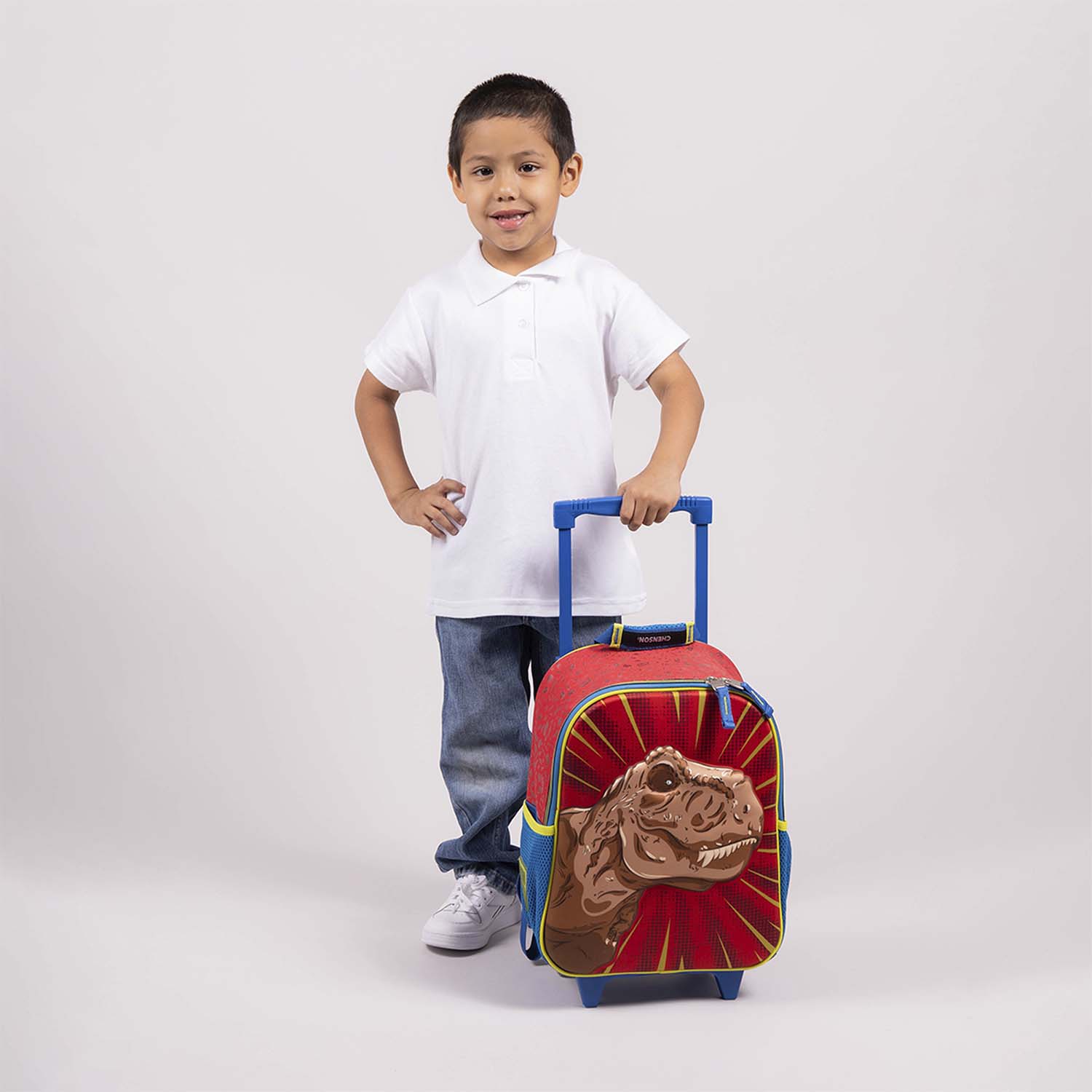 Mochila con Ruedas Chenson Original Roja para Kinder – Comodidad y Estilo - vista 2