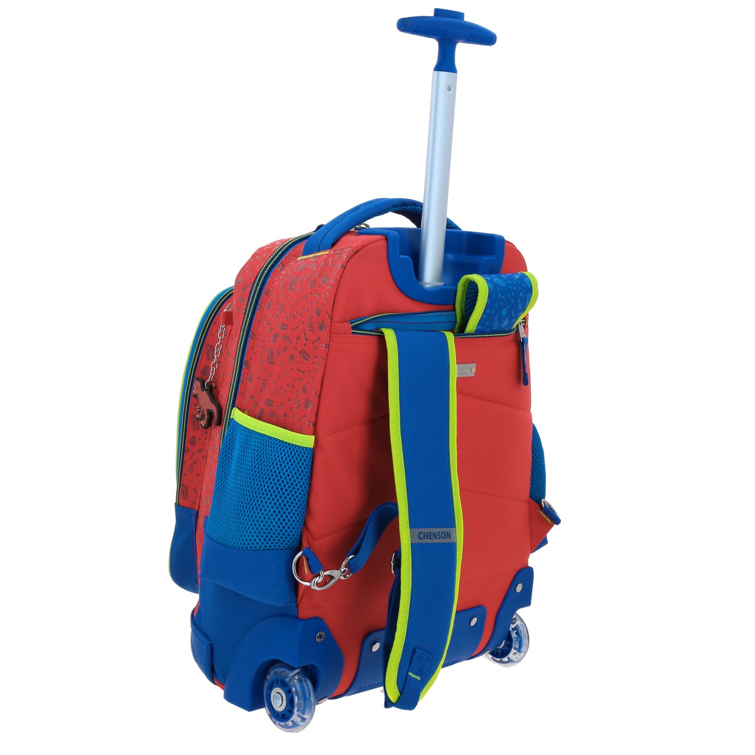 Mochila con Ruedas Chenson Original Rojo – Ideal para Primaria con Luz LED 3