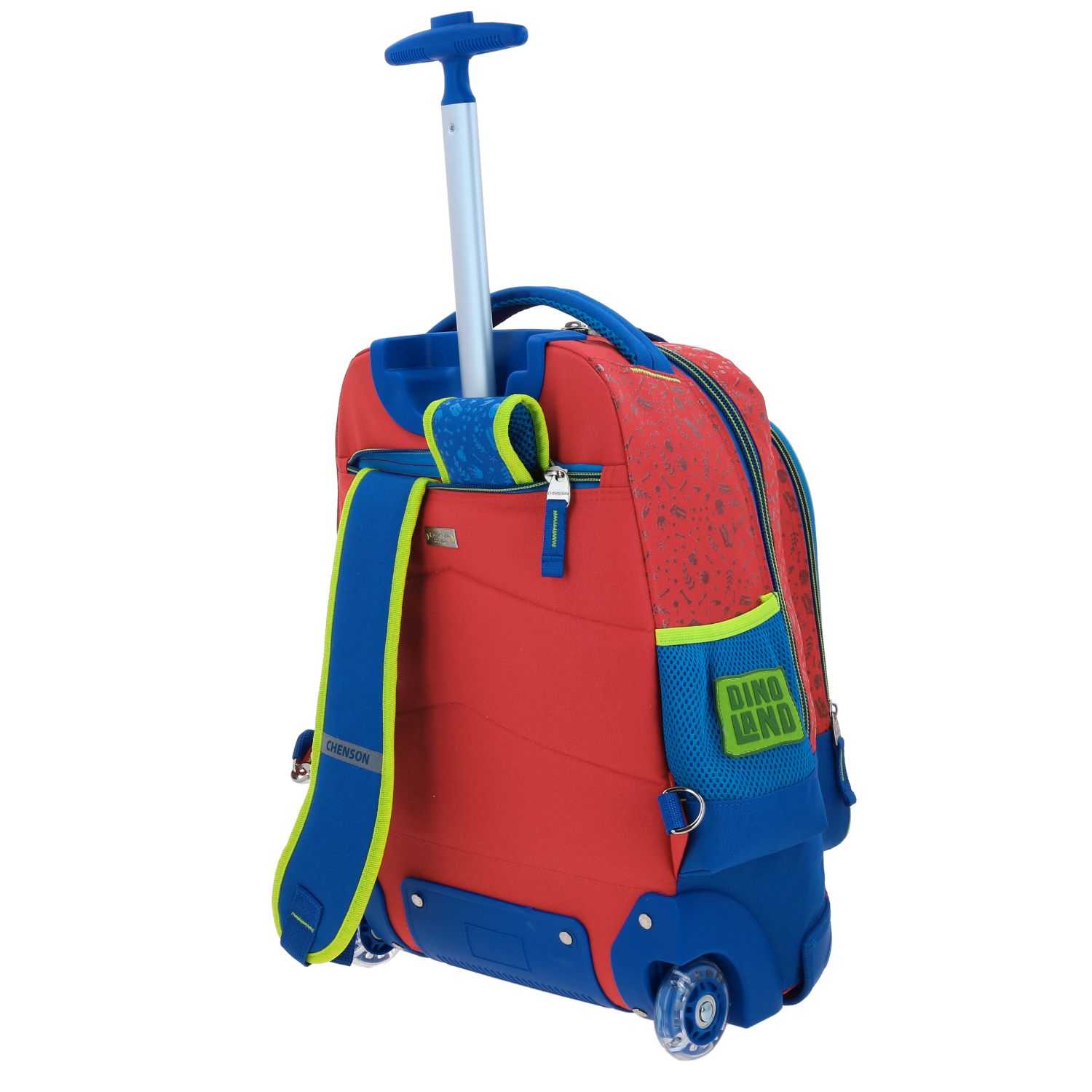 Mochila con Ruedas Chenson Original Rojo – Ideal para Primaria con Luz LED 5