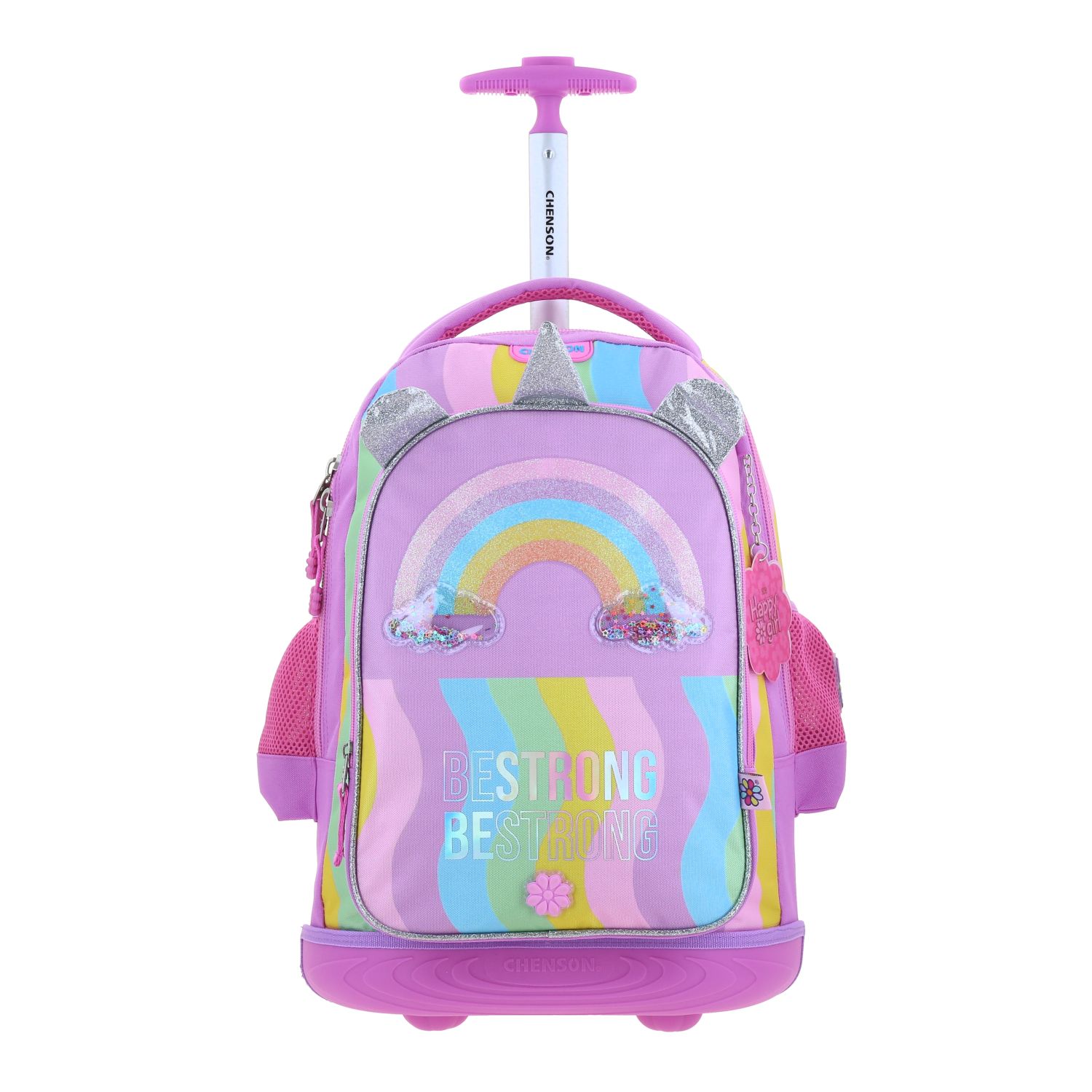 Mochila con Ruedas Happy Girl Multicolor para Niña – Ideal para Primaria