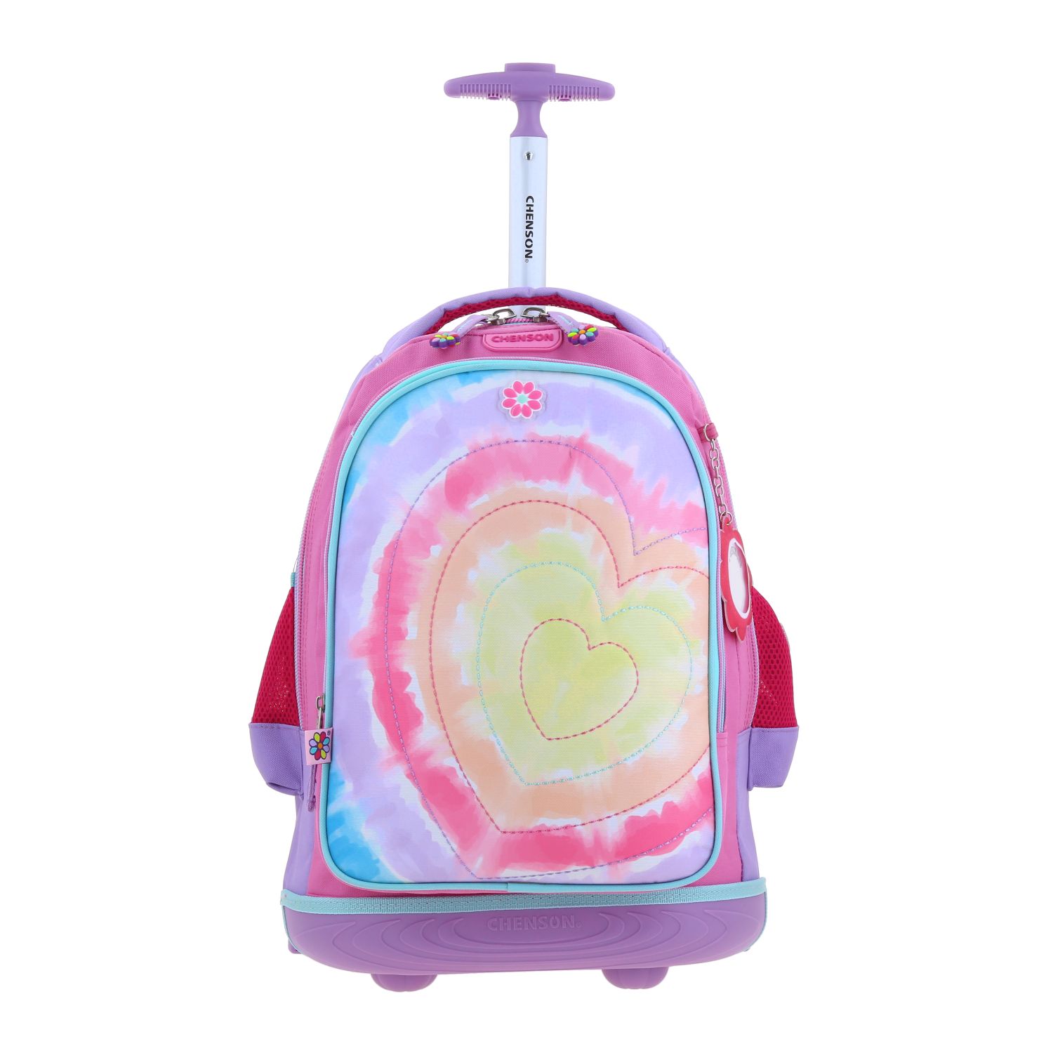 Mochila con Ruedas Happy Girl Rosa para Niña – Diseño Divertido y Funcional