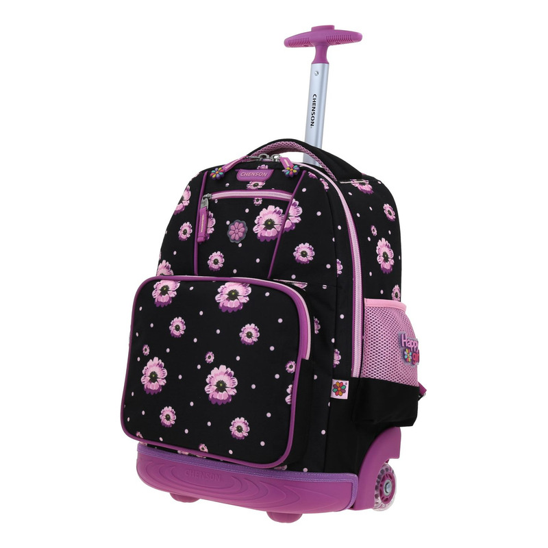 Mochila Con Ruedas Happy Girl Suji Primaria Hg66523-3 2