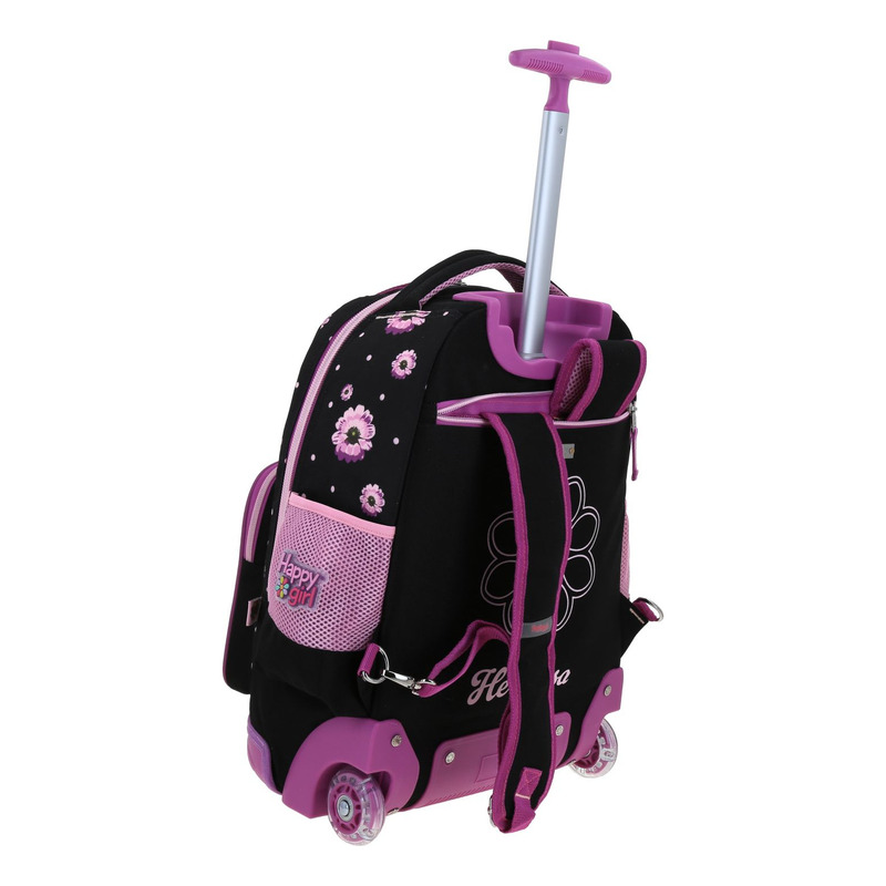 Mochila Con Ruedas Happy Girl Suji Primaria Hg66523-3 3