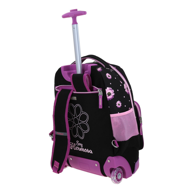 Mochila Con Ruedas Happy Girl Suji Primaria Hg66523-3 5