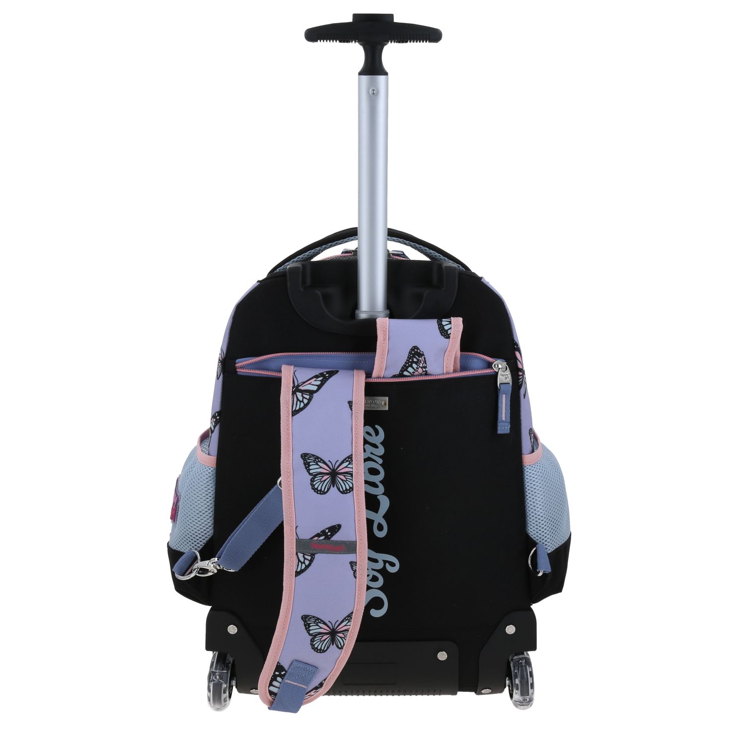 Mochila con Ruedas Happy Girl Violeta para Niña – Ideal para la Escuela 4