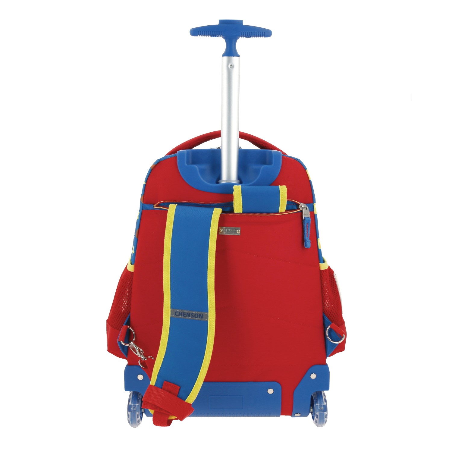 Mochila con Ruedas Mario Bros Azul para Niño – Ideal para Primaria 4