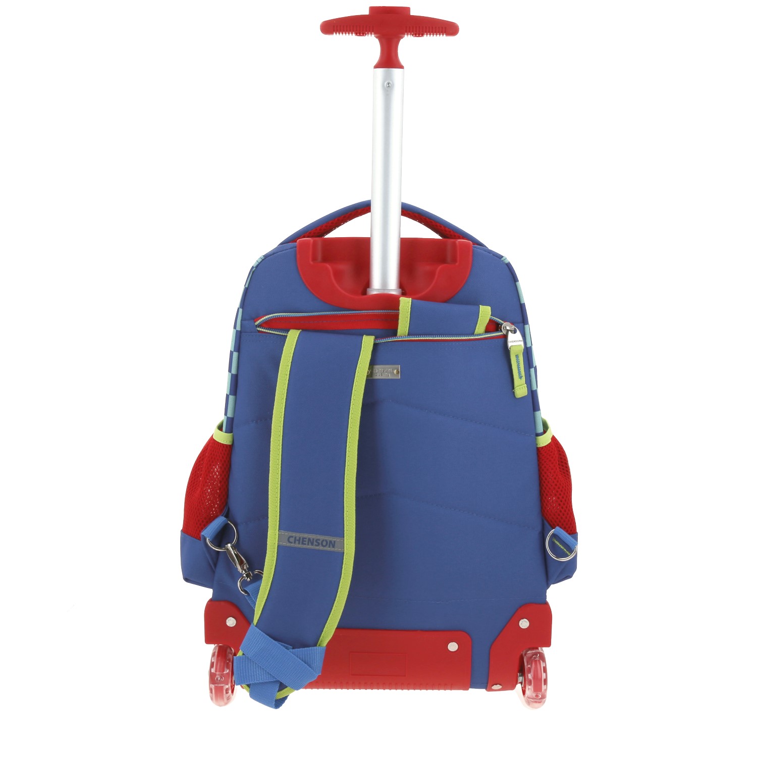 Mochila con Ruedas Mario Bros by Chenson Azul con Luces LED para Niños 4