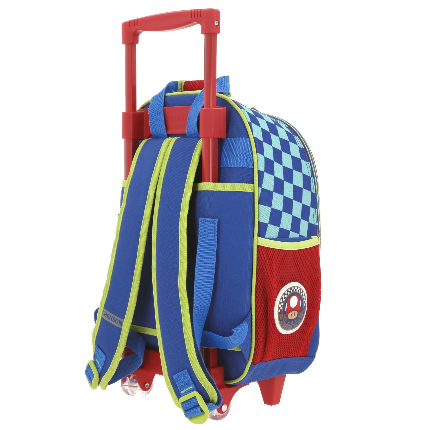 Mochila con Ruedas Mario Bros by Chenson Azul | Ideal para Primaria 5